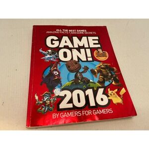 Scholastic Game On! 2016 Video Game Guide Book Facts Secrets YouTuber Interviews